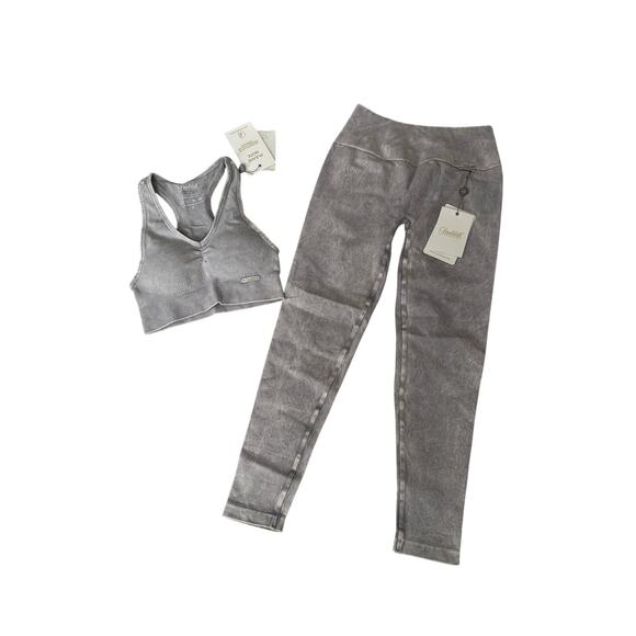 New Bombshell Mineral Seamless Leggings Women's Medium in Lunar Gray		SW223 - Picture 2 of 5